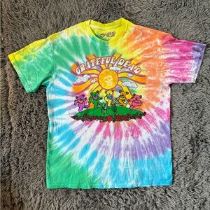 Liquid Blue Grateful Dead Bear Graphic T-shirt Men’s Large Tie Dye